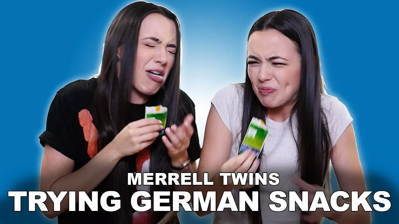 TRYING GERMAN SNACKS - Merrell Twins