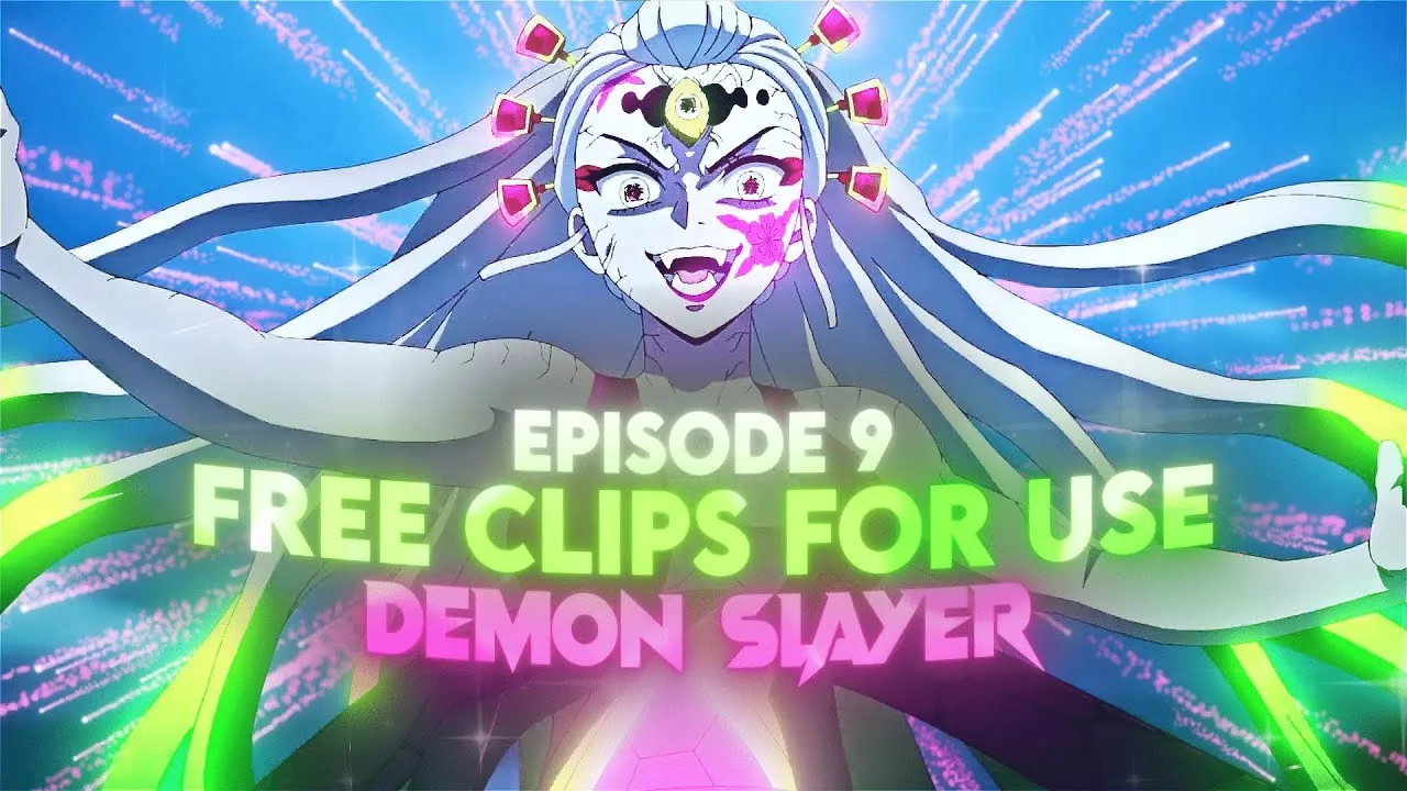 Demon Slayer Episode 9 Clips For Edit | Free To Use 🔥