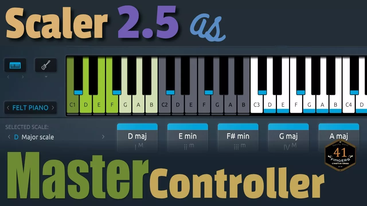 Scaler 2.5 as master controller