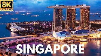 SINGAPORE in 8K ULTRA HD 60 FPS. Collection of Drone Footage in 8K.