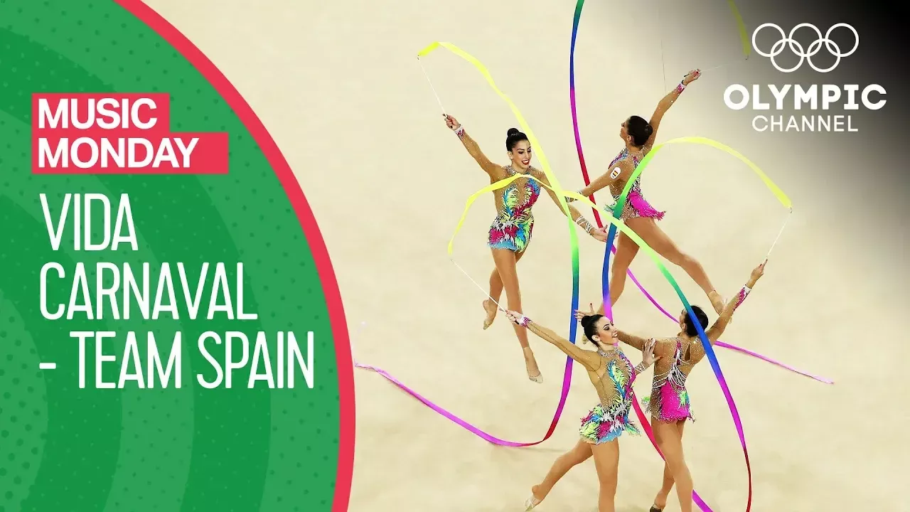 Vida Carnaval! Spain's Rhythmic Gymnastics' team performs to Carlinhos Brown | Music Monday