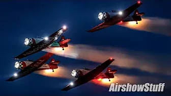 Aeroshell Aerobatic Team Twilight Show - Sun 'n Fun 2021