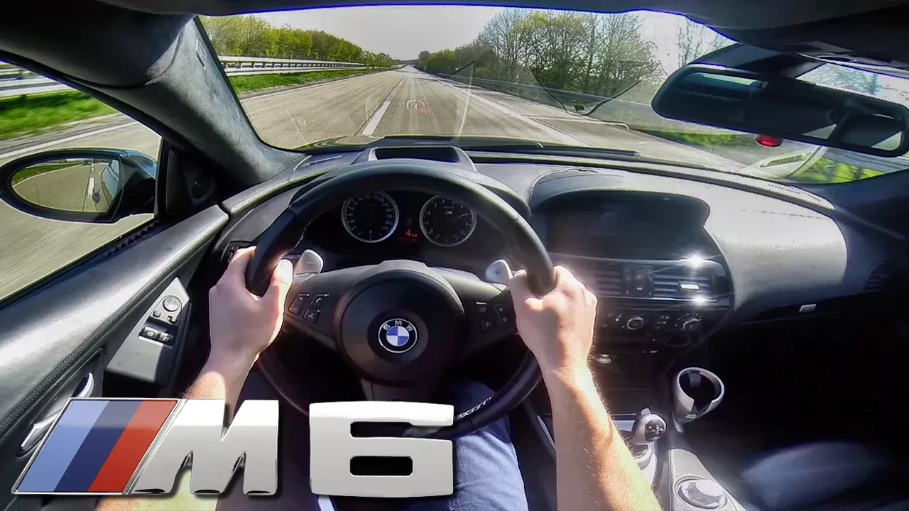 BMW M6 Coupe V10 POV Autobahn TOP SPEED & Acceleration Test Drive