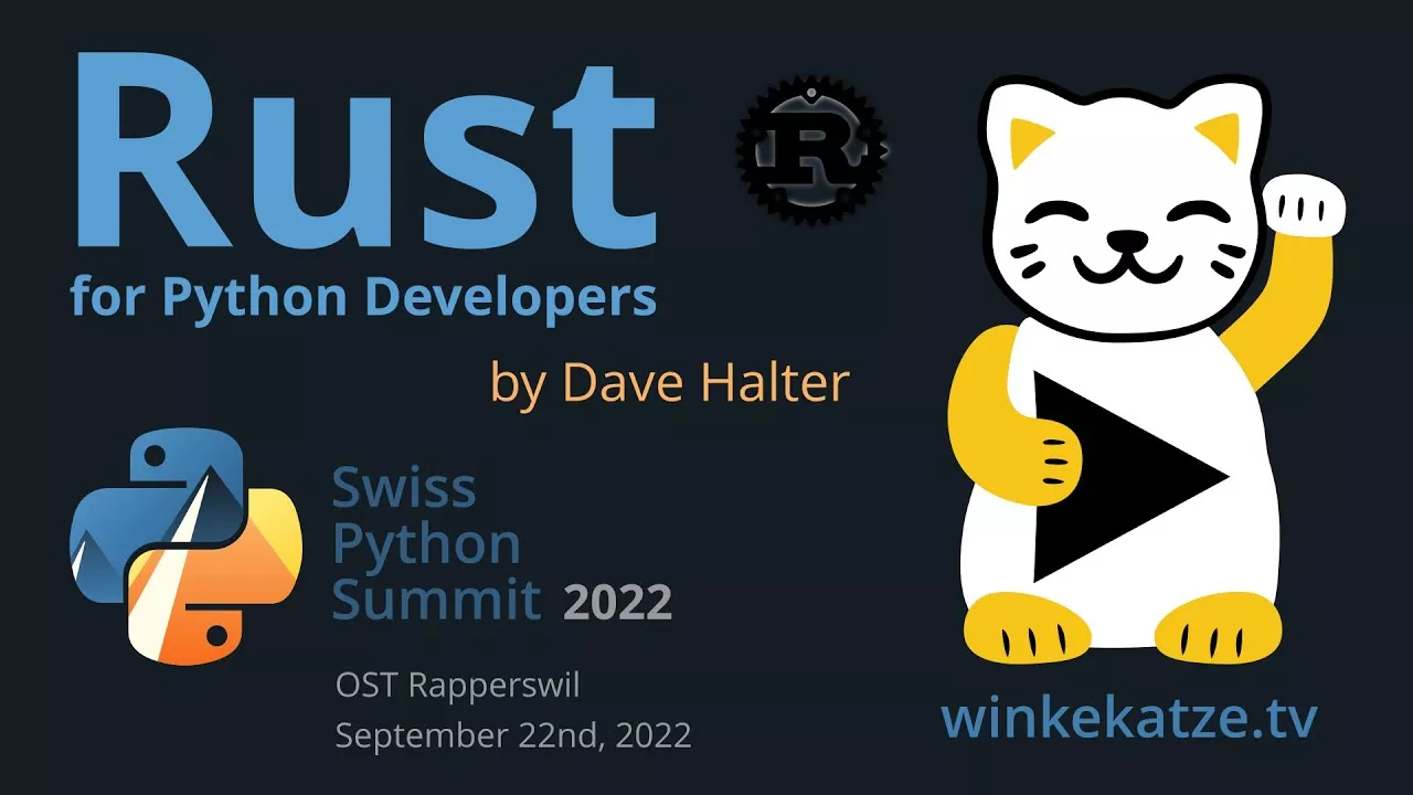 Rust für Python Developers (english) | Swiss Python Summit 2022