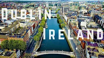 Dublin Ireland 4k Footage (Drone)