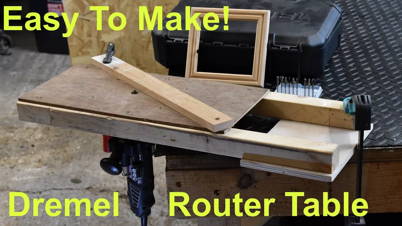 Easy - Convert your Dremel 335 Router Attachment into a Router Table for More Control and Enjoyment!