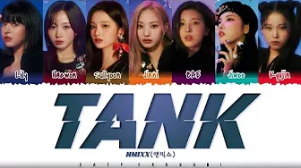 NMIXX (엔믹스) - 'TANK' (占) Lyrics [Color Coded_Han_Rom_Eng]