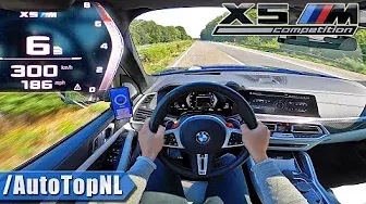 BMW X5M COMPETITION *300KM/H* TOP SPEED on AUTOBAHN [NO SPEED LIMIT] by AutoTopNL