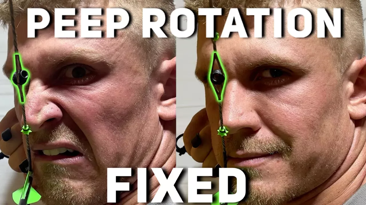 How To FIX PEEP ROTATION FOREVER | NEW Bowmar Peep Tuner |
