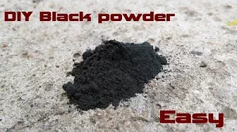 Making Traditional Black Powder for Science Experiments