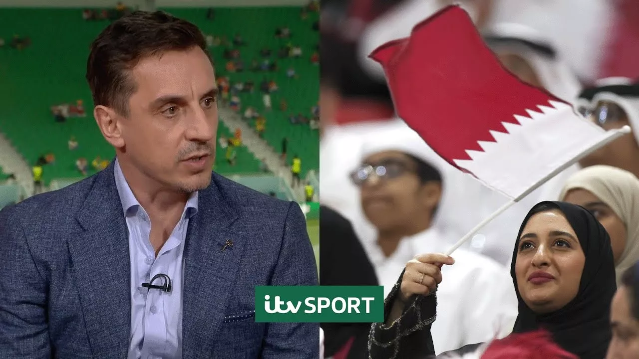 "I believe sporting events should be held in the middle east." - Gary Neville on Qatar World Cup