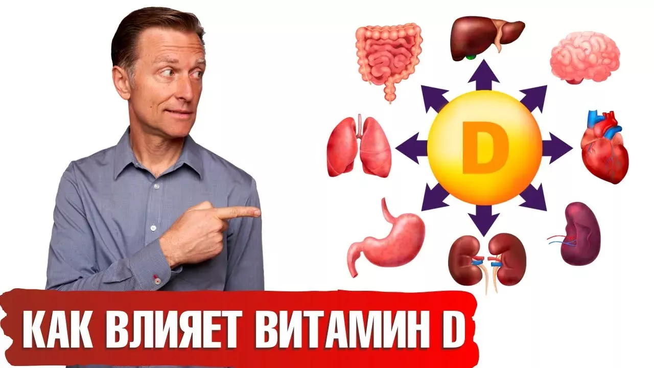 Влияние витамина D на каждый орган вашего тела🔥