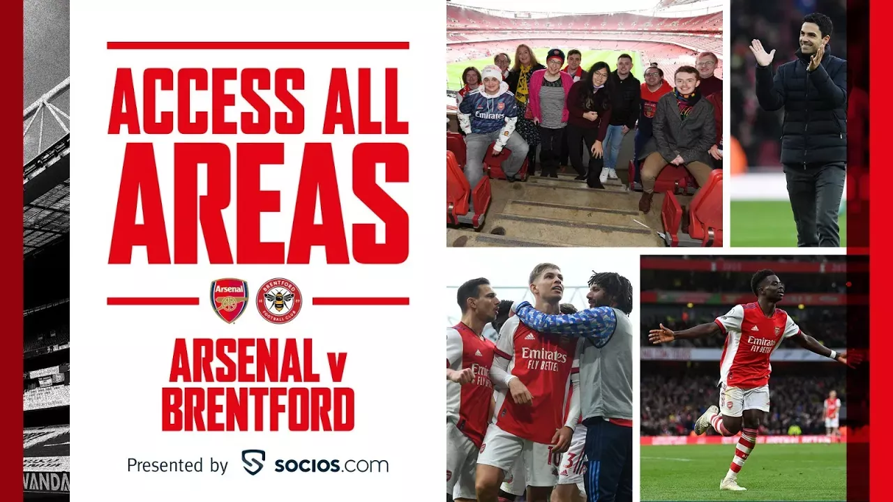 ACCESS ALL AREAS | Arsenal vs Brentford (2-1) | Saka, Smith Rowe, GayGooners & more