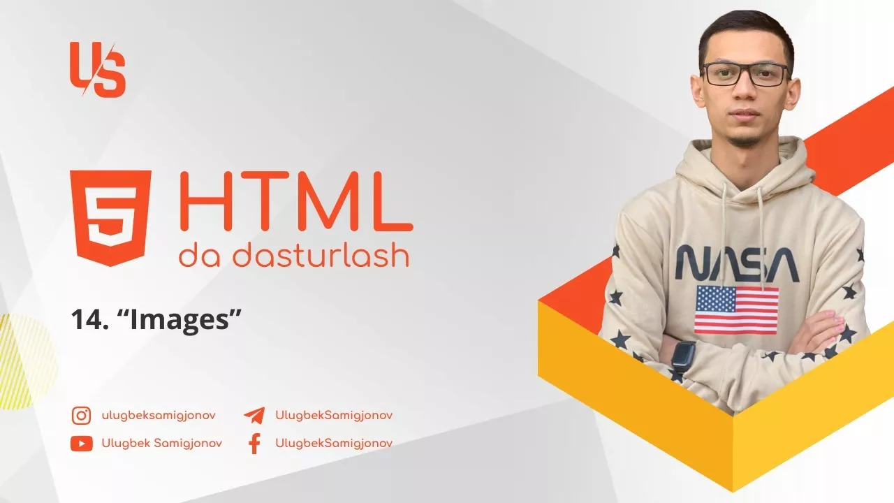 HTMLda dasturlash | 14. Images (Rasmlar)