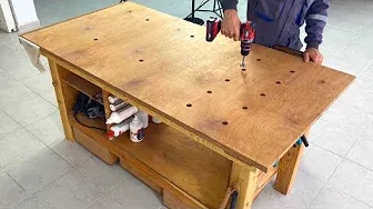 World's Most Functional Workbench! Making the Workbench With 20 Functions