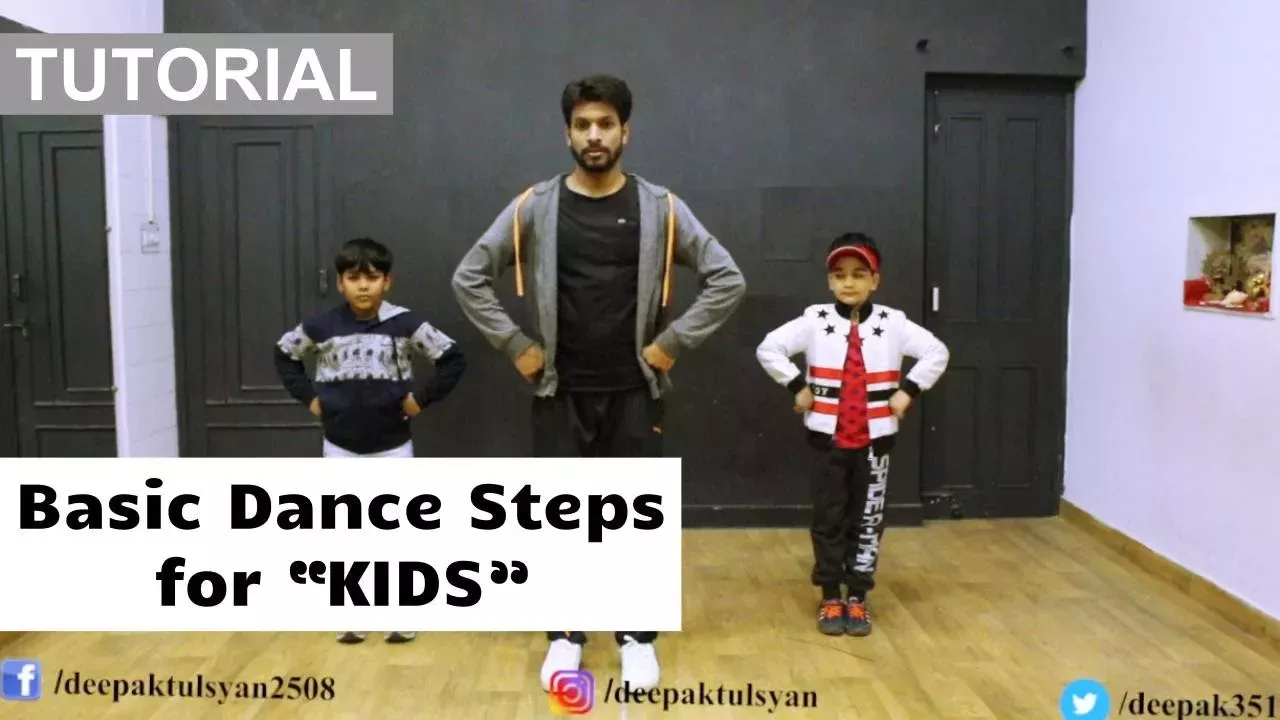 Basic Dance Steps for "KIDS" | Deepak Tulsyan Dance Tutorial | Beginner Dance Steps | Part 1