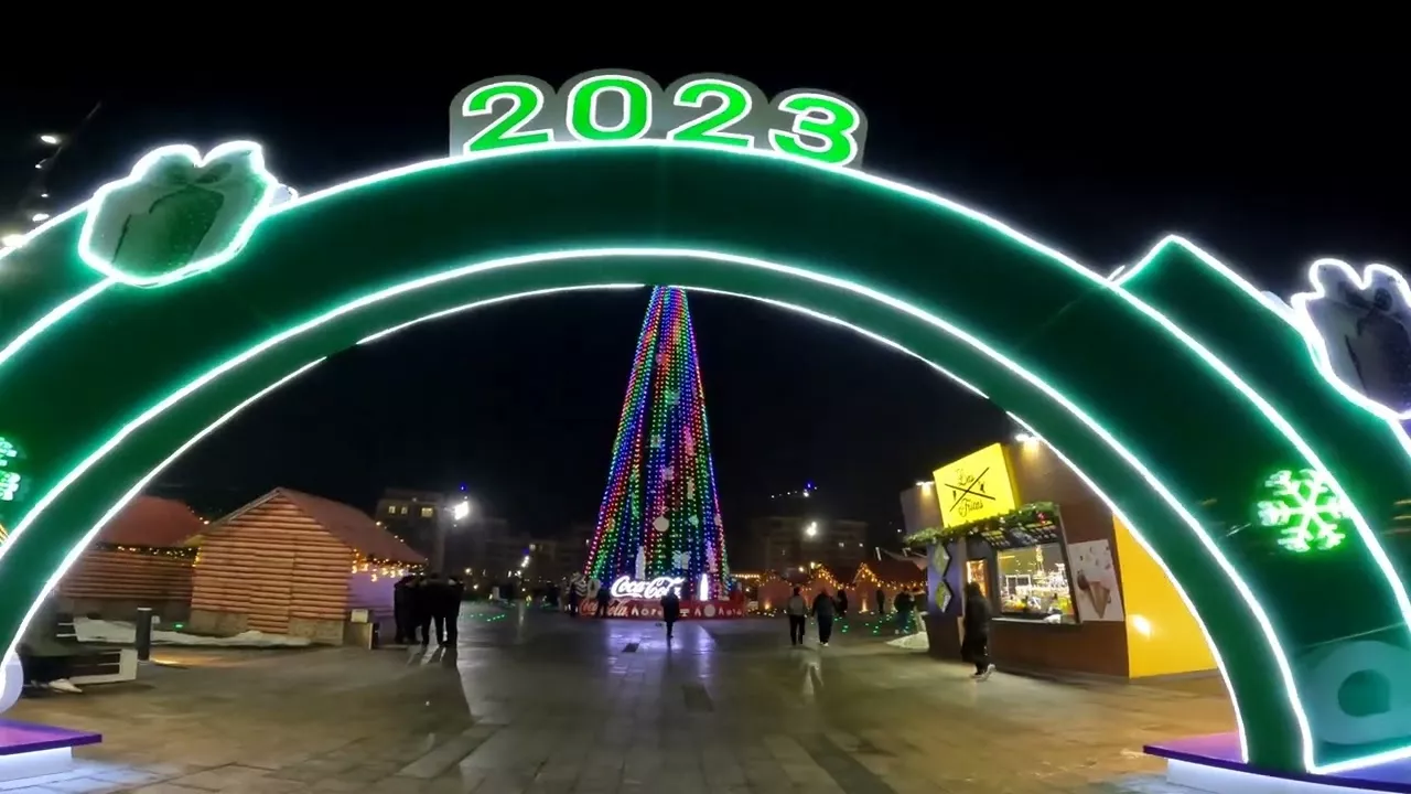 Новый Год️🎅🤶☃️ ❄ в Ташкент Сити / Yangi Yil Archa 🎄 Toshkentda / Park Tashkent City / New Year