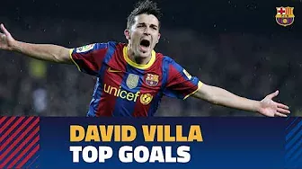 David Villa's TOP 5 goals with Barça