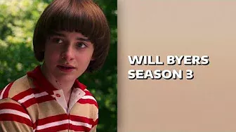 Will Byers scene pack (season 3)