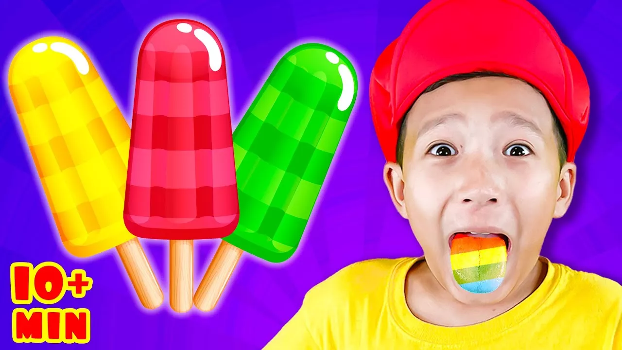 Color Popsicles Song | Colors Song  + More Nursery Rhymes and Kids Songs