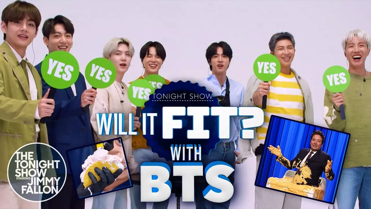 Will It Fit? with BTS | The Tonight Show Starring Jimmy Fallon