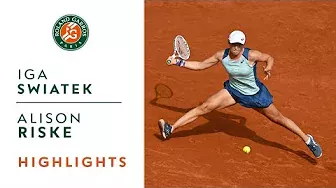 Iga Swiatek vs Alison Riske - Round 2 Highlights I Roland-Garros 2022