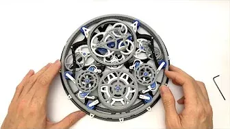 Cool 3D Printed Mechanical Clock | Tourbillon Mechanica (FDM Version) Assembly Guide