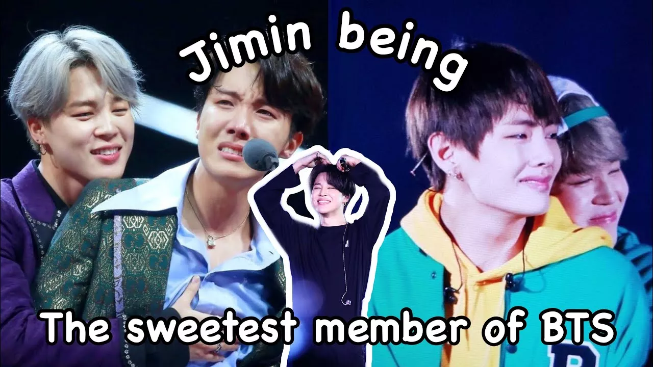 Jimin being the sweetest member of BTS