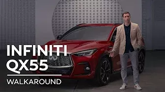 INFINITI QX55 Walkaround - All-New Crossover Coupe Unboxed