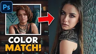 Easy Trick To Match SKIN TONES in Photoshop Fast!