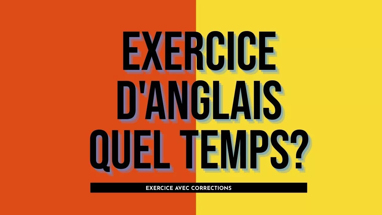 Exercice d'anglais - Quel Temps?