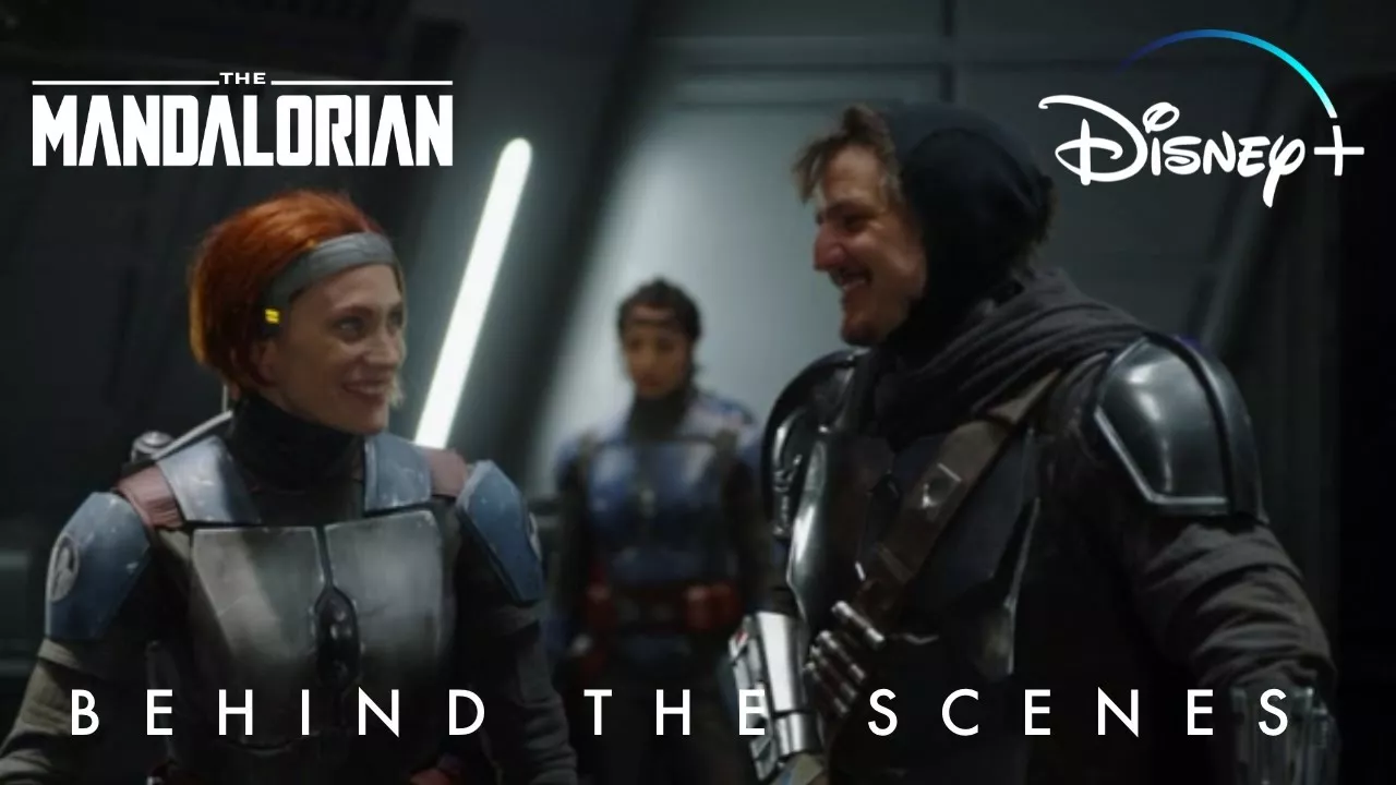 Bo-Katan Behind The Scenes Star Wars The Mandalorian | Disney+