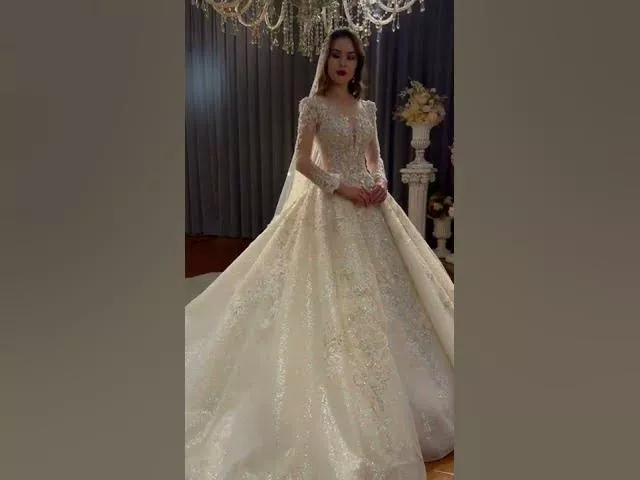 NS4268 Amanda Novias 2022 Luxury heavy beading lace wedding dress Professional wedding dress Factory