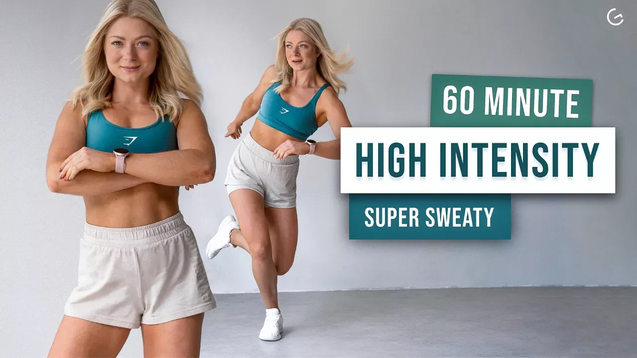 60 MIN SUPER SWEATY HIIT SPECIAL - Full Body Workout