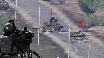 Russian Tanks Destroyed At Ambush Site | Javelin AT missile vs Tanks | ARMA 3: Milsim Gameplay
