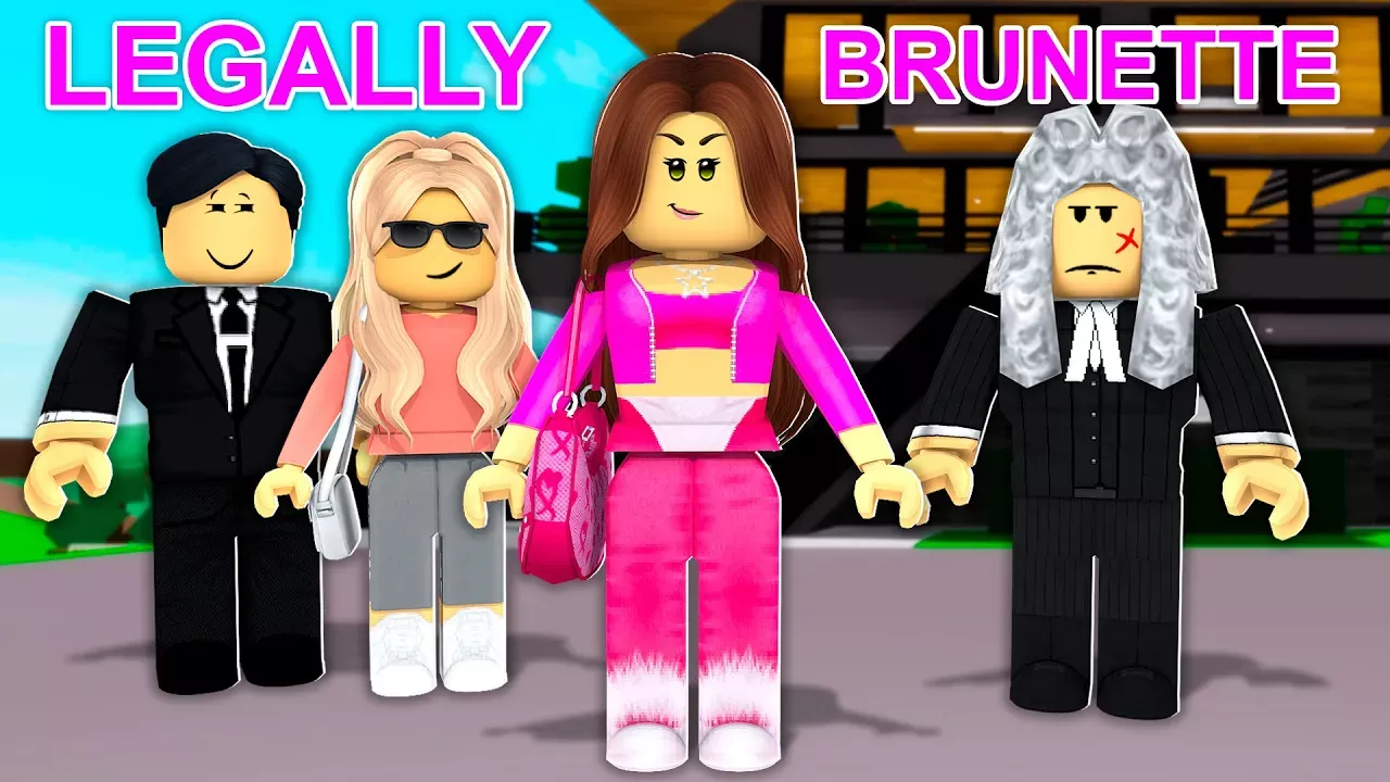 Legally Brunette In Roblox Brookhaven..