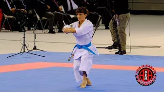 4K. Gold medal SANDRA SANCHEZ Female KATA Karate 1 Premier League WKF MADRID 2019