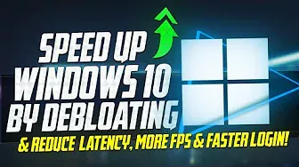 🔧How To DEBLOAT Windows 10 for Better Performance! *SPEED UP WINDOWS* ✅