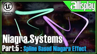 N8: Spline based Niagara Effect | UE4 Niagara System For Beginners | AIP