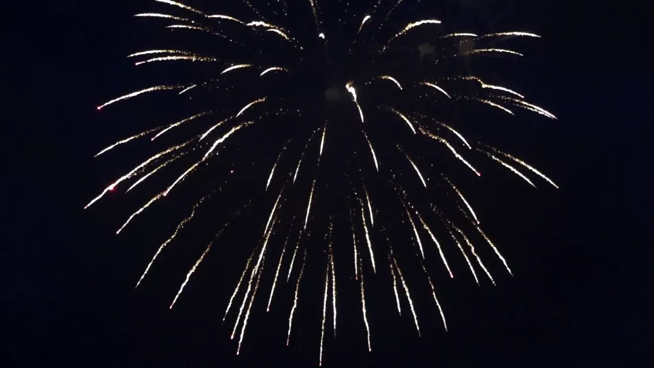 Fireworks festive Footage Футаж Салют & Фейерверк праздничный на выпускной