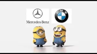 Mercedes - Benz vs BMW Funny Minions ( Full HD ) New verison !