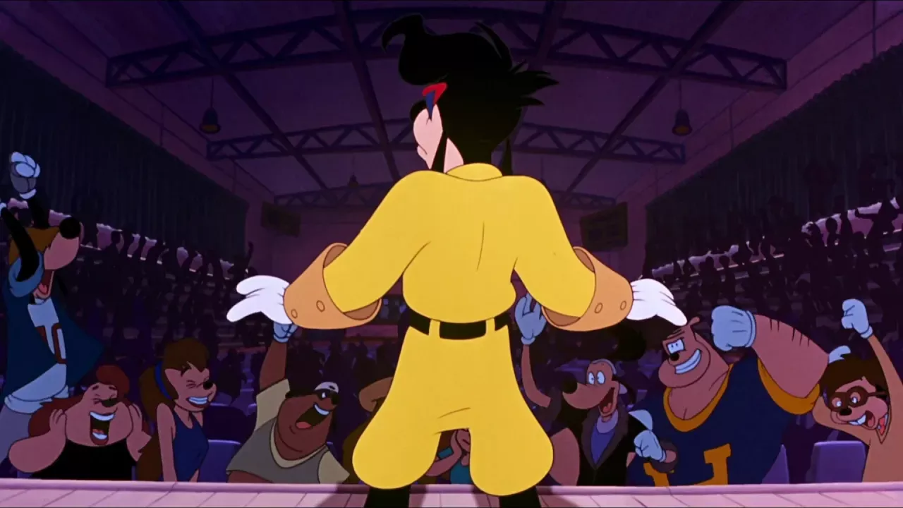 A GOOFY MOVIE | Max's performing & dress up as "Powerline."
