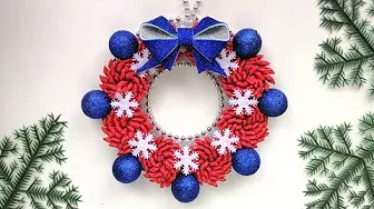 DIY Christmas wreath 🎄Christmas crafts 🎄Christmas decorations