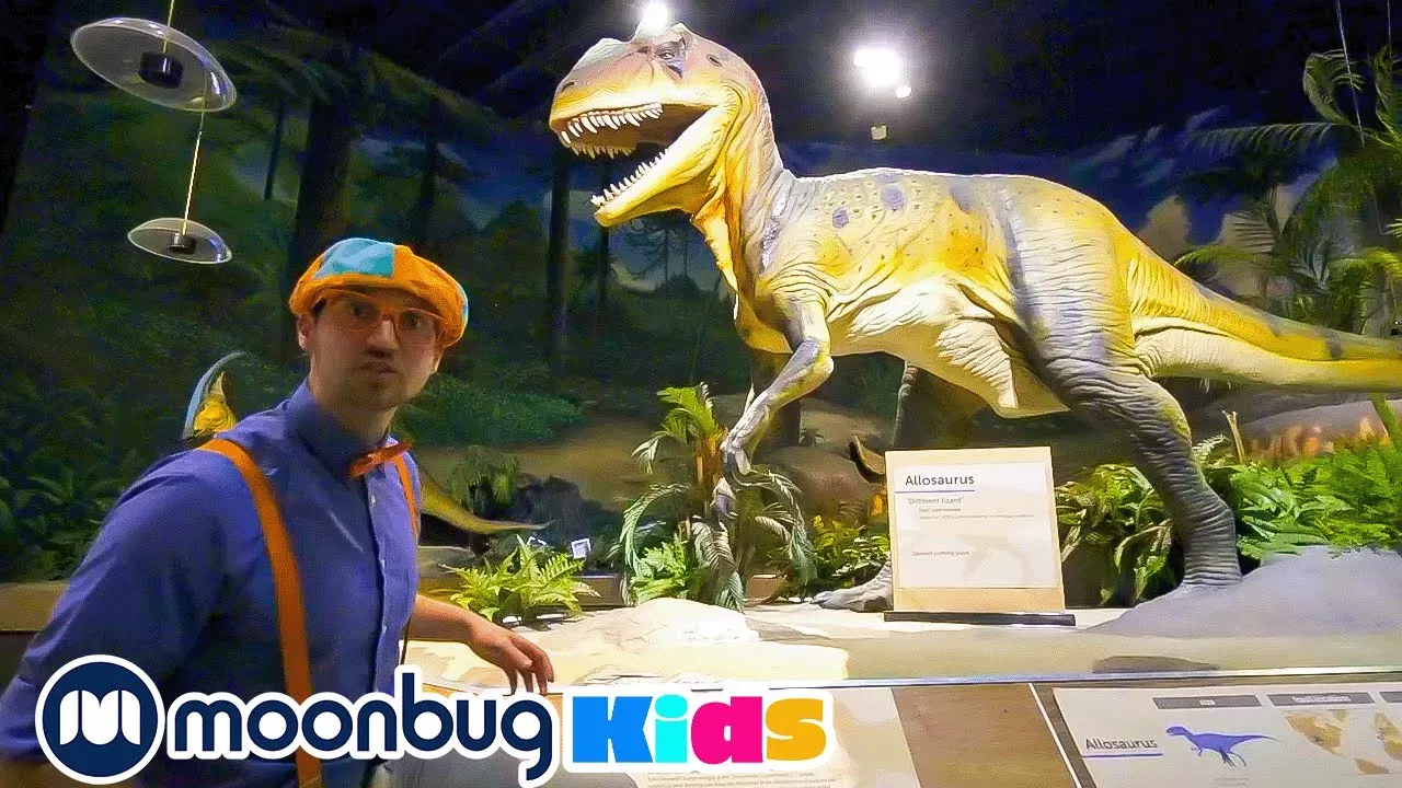 Blippi Visits Dinosaur Exhibition to Learn About Eggs and Fossils | Blippi | Kids Songs
