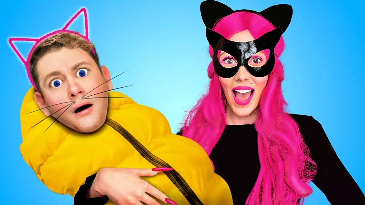 ADOPTED by Catwomen in Real Life - My MOM is SUPERHERO | Crazy Family Struggles by La La Life Games