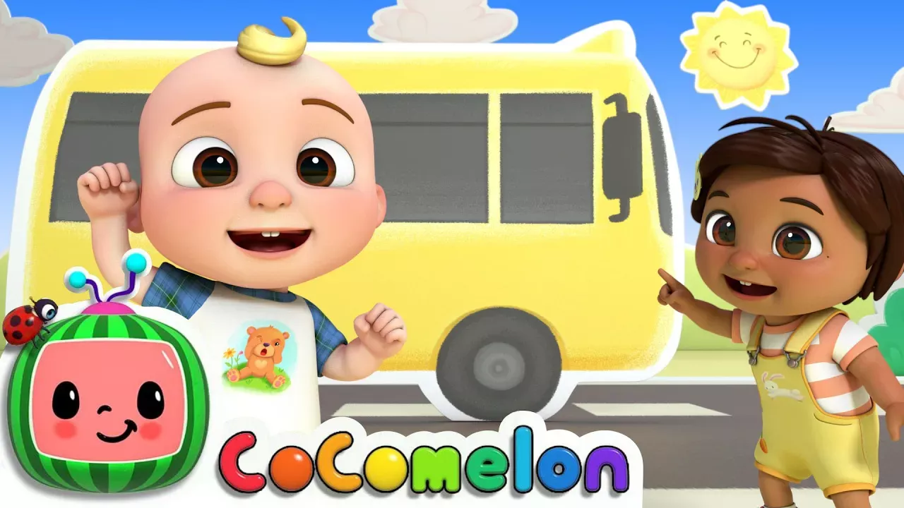 Wheels On The Bus Dance | Dance Party | CoComelon Nursery Rhymes & Kids Songs