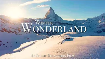 Winter Wonderland 4K - Scenic Relaxation Film with Calming Music