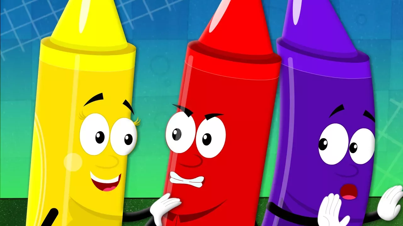 Ten In The Bed | Nursery Rhymes From Crayons | Songs For Kids And Childrens