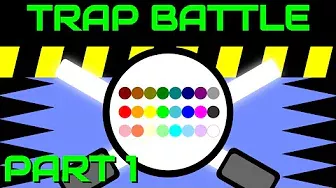 24 Marble Race Battle : Trap Battle PART 1 (by Algodoo)