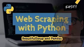 Web scraping with Python, BeautifulSoup, Pandas and Selenium